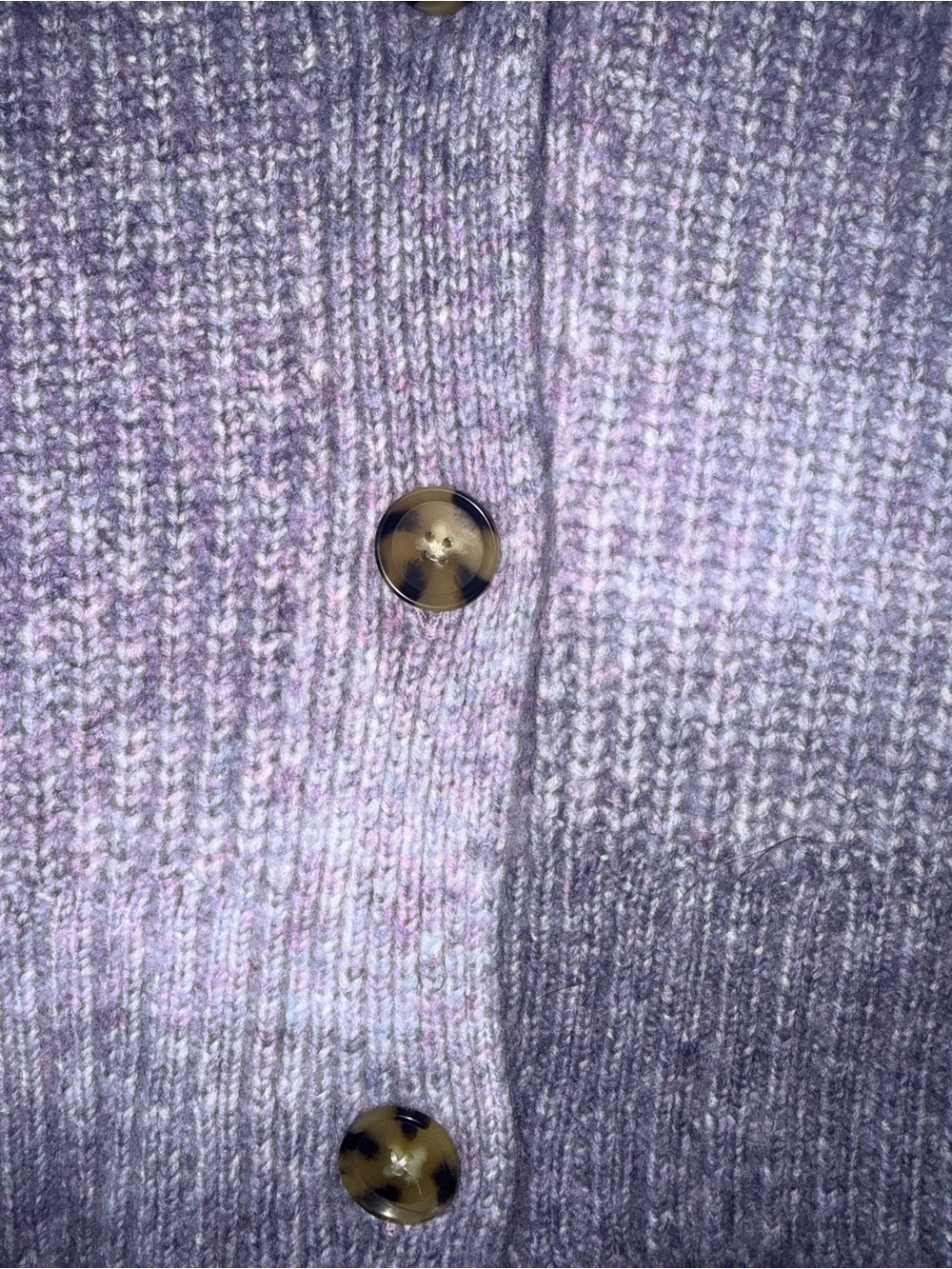 GAP Lavender-Tone Ribbed Button-Up Cardigan - Picture 4 of 4